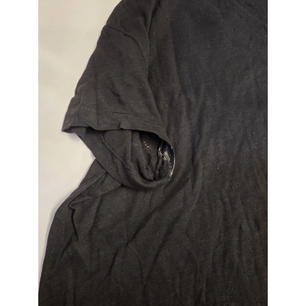 Buck Mason Black Slub Easy Crew T-Shirt Small Made in USA Cotton NWT READ - Picture 6 of 7